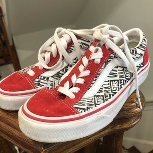 VANS old skool logo skate sneakers